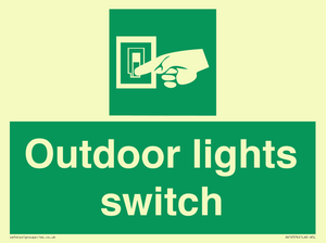 Outdoor lights switch